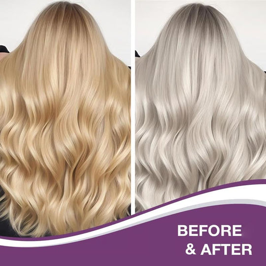 💗LAST DAY - BUY 1 GET 1 FREE💗Purple Keratin Hair Mask - Intense Repair for Curly or Color-Treated Hair, Restores Shine & Softness in 3 Mins🌿🧴