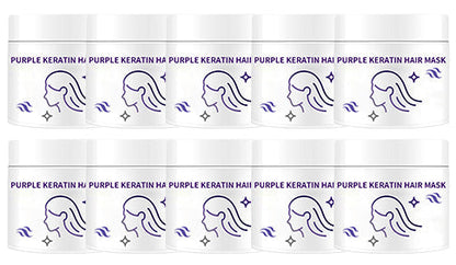 💗LÁ DEIREANACH - CEANNAIGH 1 FAIGH 1 SAOR IN AISCE💗Masc Gruaige Ceiratín Corcra - Deisiú Dian do Ghruaig Chatach nó Daite, Athbhunaíonn sé Lonrach & Bogacht i 3 nóiméad🌿🧴