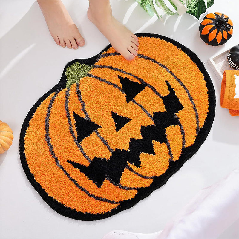 Tapis de salle de bain Halloween - Doux & Absorbant