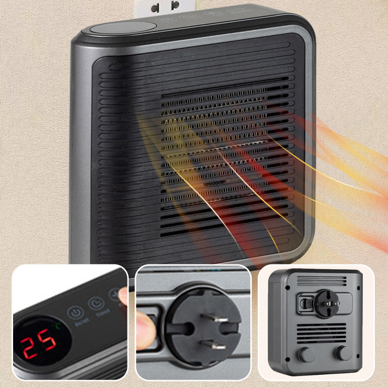 ✨Žhavý výprodej 2025 ✨800W nástěnný ohřívač s nastavitelným termostatem a časovačem