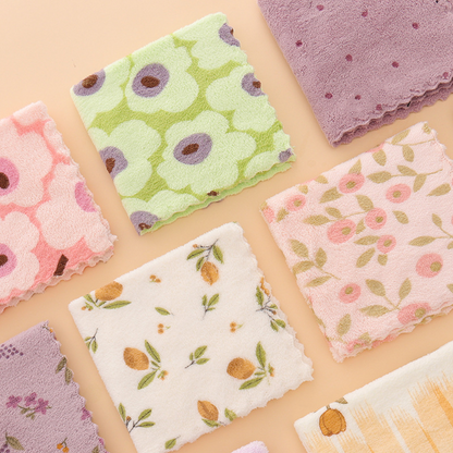 🏆DERNIER JOUR DE SOLDES EXCEPTIONNELLES : 49 % DE RÉDUCTION !🔥Plus vous achetez, plus vous économisez🎉Lot de 5 torchons en flanelle corail pour usage domestique