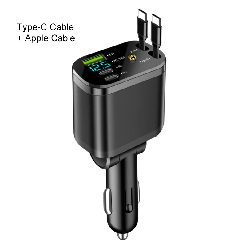 Charger Fast Car le Soilsiú Comhthimpeallach Starry Sky