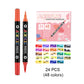 Dual Tip Dual Color Watercolor Marker Kit