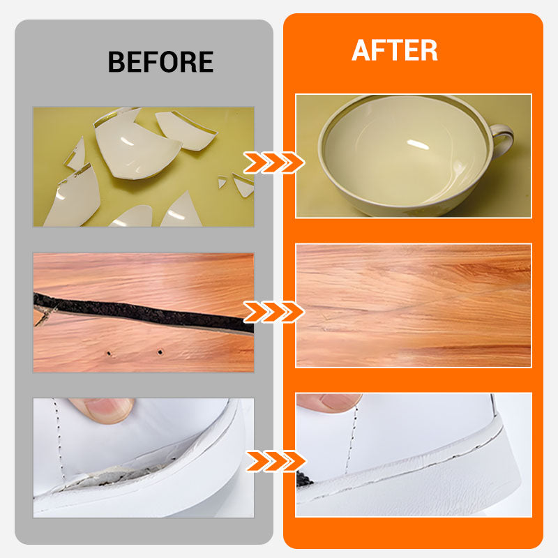 🛠️No tools. No drilling. Just glue！🔥Welding High-Strength Oily Glue