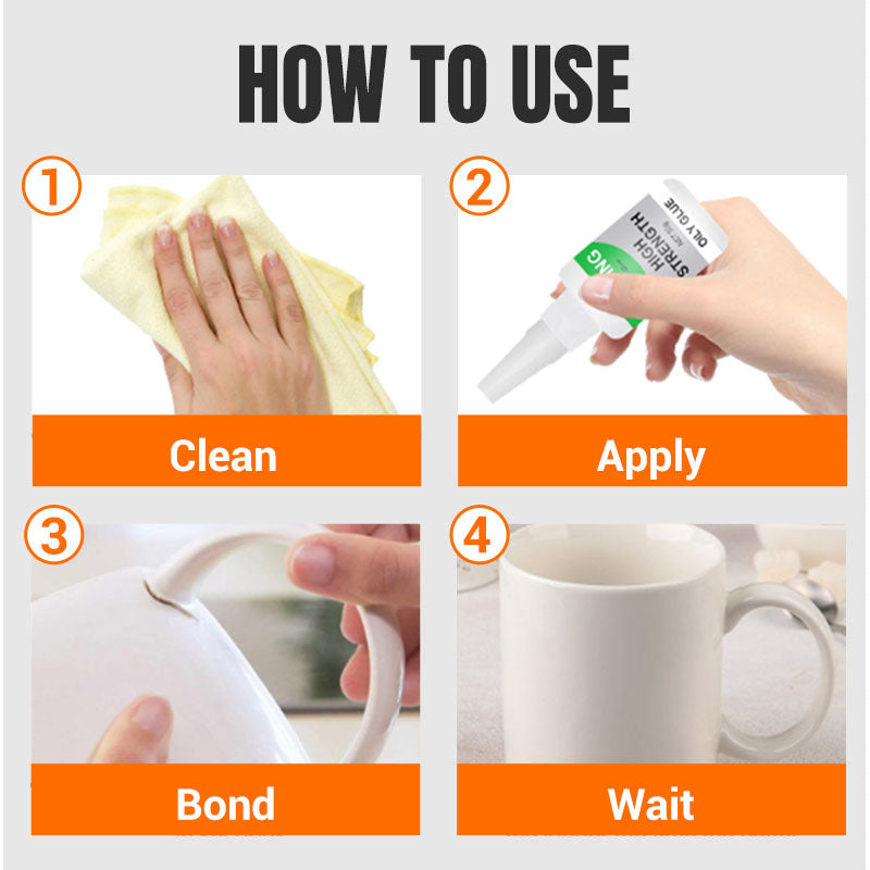 🛠️No tools. No drilling. Just glue！🔥Welding High-Strength Oily Glue