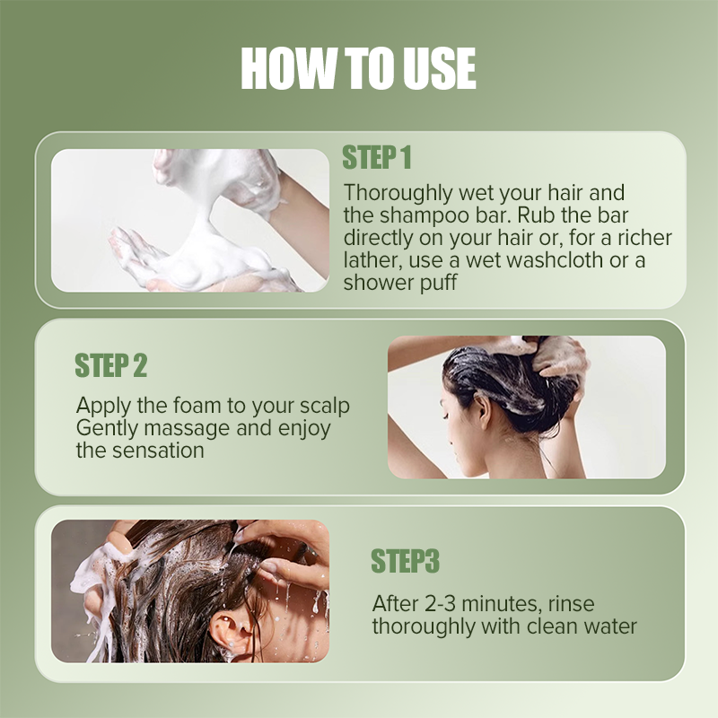 📣⏳Buy 2 Get 1 Free🔥Hot Sale 🔥Natural Shampoo Bar For Strengthening Hair