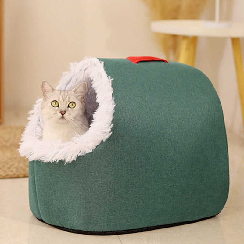 Winter Warm Pet Cave Bed
