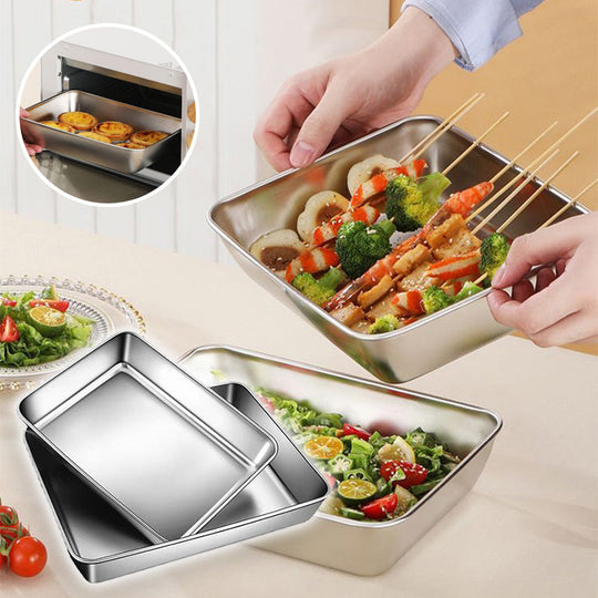 ✨Posledních deset hodin s 50% slevou! Jakmile to bude pryč, bude to pryč!🔥🥒Čtvercový plech z nerezové oceli