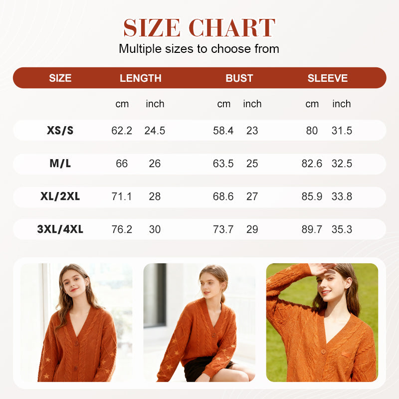 Damski dzianinowy kardigan zapinany na guziki