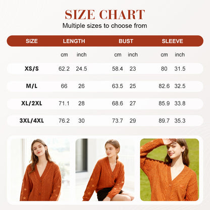 Damski dzianinowy kardigan zapinany na guziki