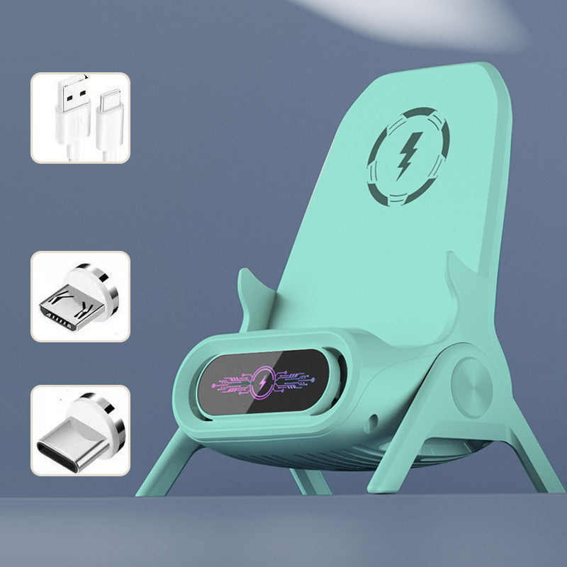 ⏳Offre à durée limitée : 50 % de réduction⏰Chargeur sans fil multifonctionnel pour téléphone avec support🔋