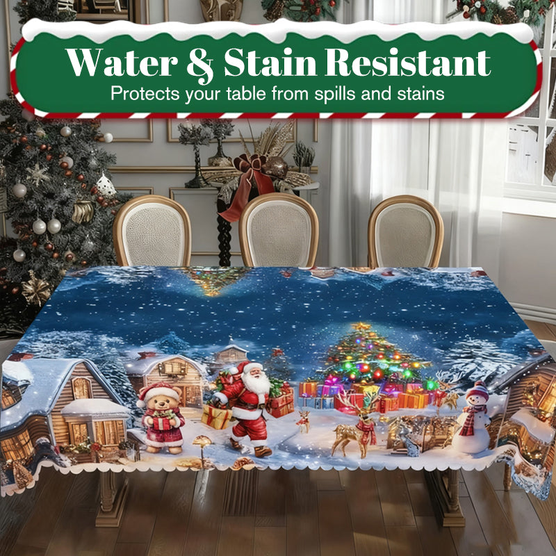 ✨Novedades navideñas✨Mantel con estampado navideño elegante