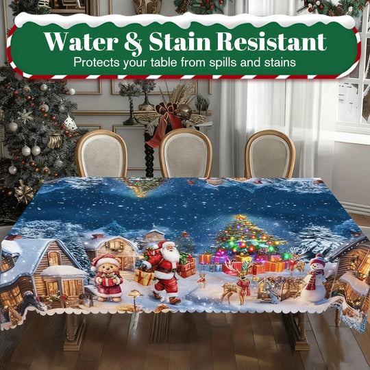 ✨Novedades navideñas✨Mantel con estampado navideño elegante
