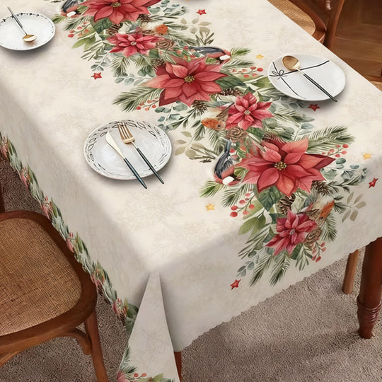 ✨Novedades navideñas✨Mantel con estampado navideño elegante