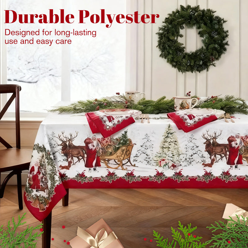 ✨Novedades navideñas✨Mantel con estampado navideño elegante