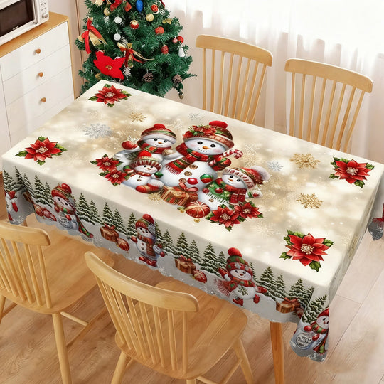 ✨Novedades navideñas✨Mantel con estampado navideño elegante
