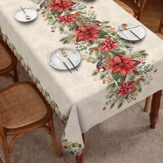 ✨Novedades navideñas✨Mantel con estampado navideño elegante