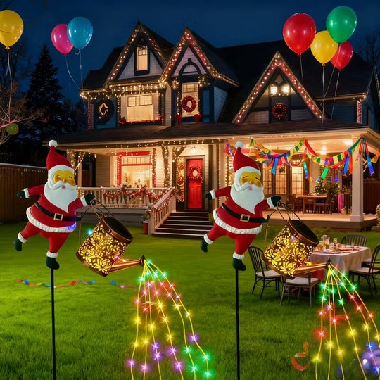 🎅Świąteczna lampa solarna na czajnik &  Kolekcja dekoracji ogrodowych z latarniami