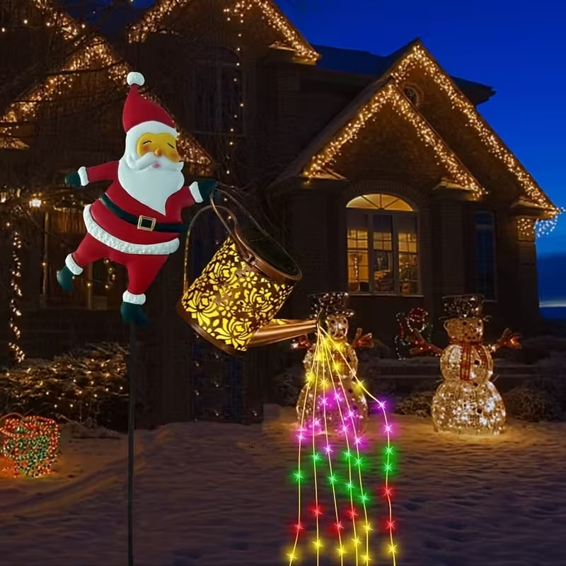 🎅Świąteczna lampa solarna na czajnik &  Kolekcja dekoracji ogrodowych z latarniami