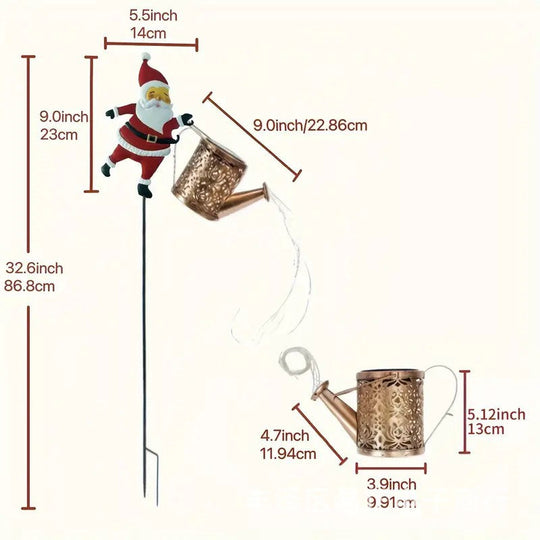 🎅Świąteczna lampa solarna na czajnik &  Kolekcja dekoracji ogrodowych z latarniami