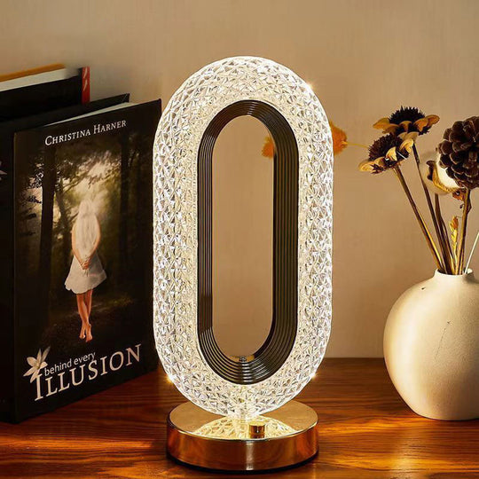 🎁Vánoční výprodej 50% SLEVA!!🎄PRODÁNO 50 000+! ✨Dobíjecí luxusní křišťálová LED noční lampa