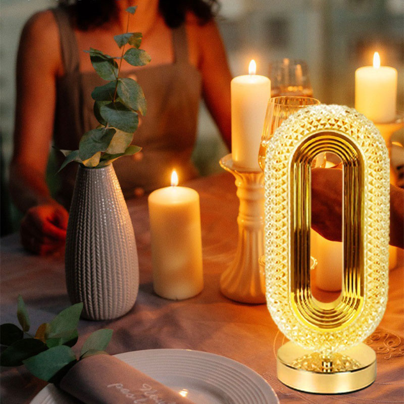 🎁Vánoční výprodej 50% SLEVA!!🎄PRODÁNO 50 000+! ✨Dobíjecí luxusní křišťálová LED noční lampa