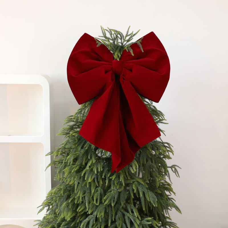 🔥Juleforsalg 50% rabat🎀🎄Julesløjfe med lange bånd