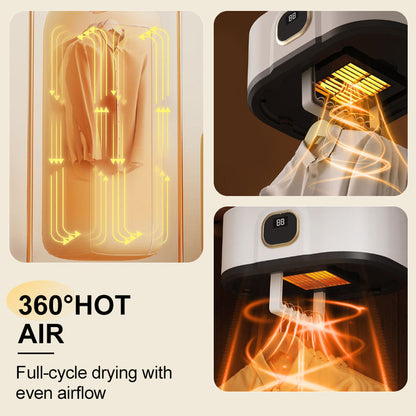 Kannettava kokoontaitettava minikuivain