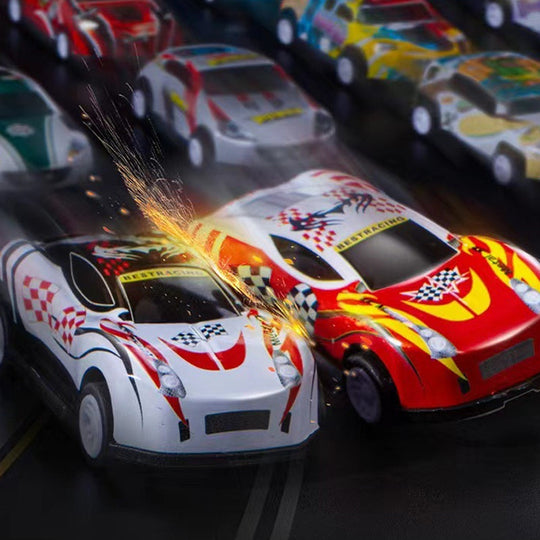 🚗🚓🚕🛺🚙48 Mini Pull-Back Cars with Built-In Garage Set