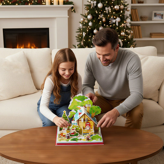 🎁Christmas Limited-Time Offer - 50% Off🧩3D DIY Christmas Puzzle Kit