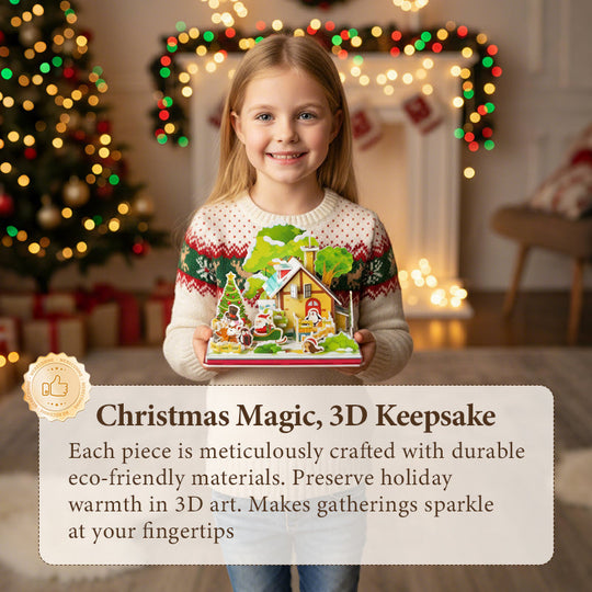 🎁Christmas Limited-Time Offer - 50% Off🧩3D DIY Christmas Puzzle Kit