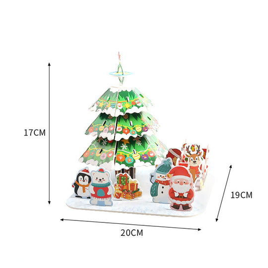 🎁Christmas Limited-Time Offer - 50% Off🧩3D DIY Christmas Puzzle Kit
