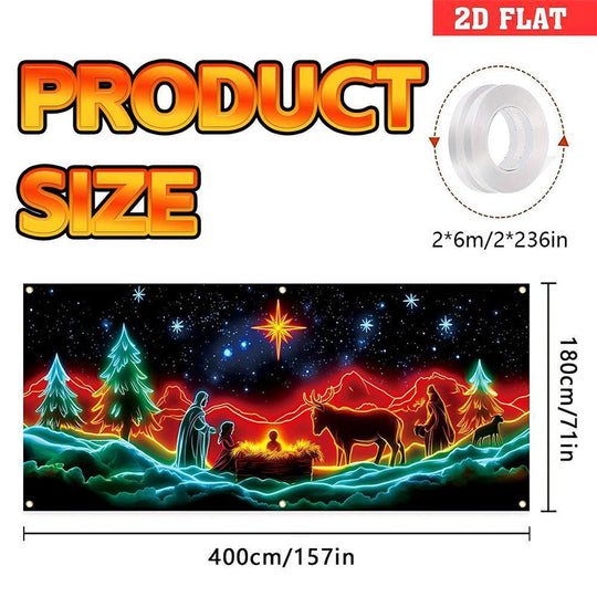 🎄Mustan perjantain ALE 40% POIS!🔥Jouluinen autotallin oven peitebanneri