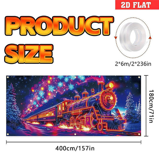 🎄Mustan perjantain ALE 40% POIS!🔥Jouluinen autotallin oven peitebanneri