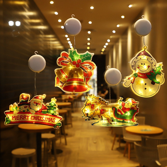⛄Przedsprzedaż świąteczna 50% TANIEJ🎄 Świąteczne lampki wiszące na okna💡Świąteczne lampki wiszące na okna
