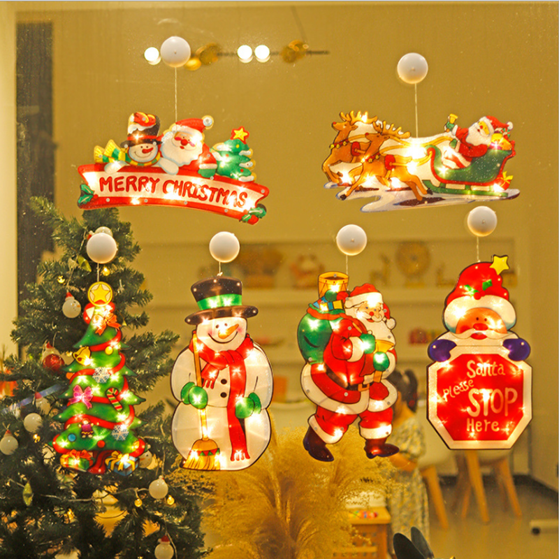 ⛄Przedsprzedaż świąteczna 50% TANIEJ🎄 Świąteczne lampki wiszące na okna💡Świąteczne lampki wiszące na okna