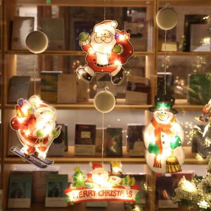 ⛄Przedsprzedaż świąteczna 50% TANIEJ🎄 Świąteczne lampki wiszące na okna💡Świąteczne lampki wiszące na okna