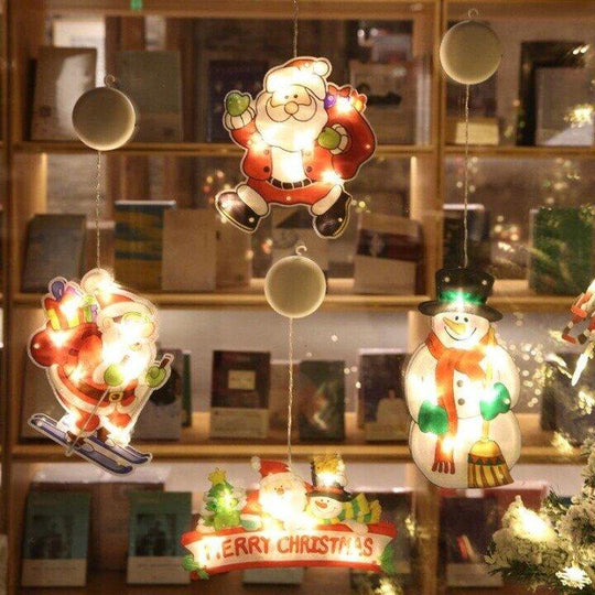 ⛄Przedsprzedaż świąteczna 50% TANIEJ🎄 Świąteczne lampki wiszące na okna💡Świąteczne lampki wiszące na okna