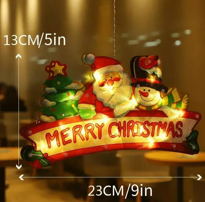 ⛄Przedsprzedaż świąteczna 50% TANIEJ🎄 Świąteczne lampki wiszące na okna💡Świąteczne lampki wiszące na okna