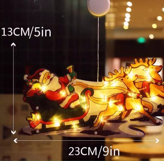 ⛄Przedsprzedaż świąteczna 50% TANIEJ🎄 Świąteczne lampki wiszące na okna💡Świąteczne lampki wiszące na okna