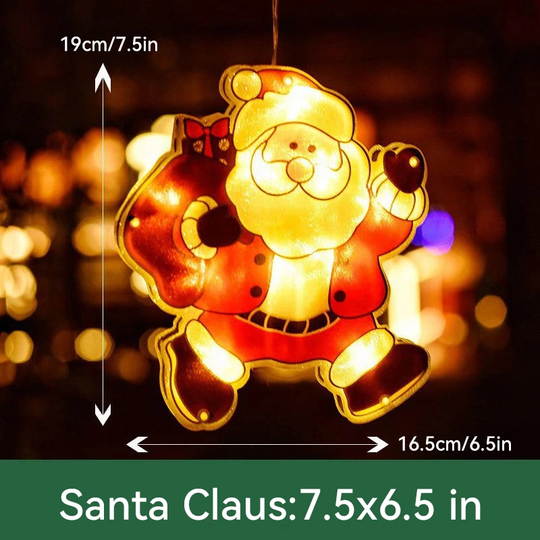 ⛄Przedsprzedaż świąteczna 50% TANIEJ🎄 Świąteczne lampki wiszące na okna💡Świąteczne lampki wiszące na okna