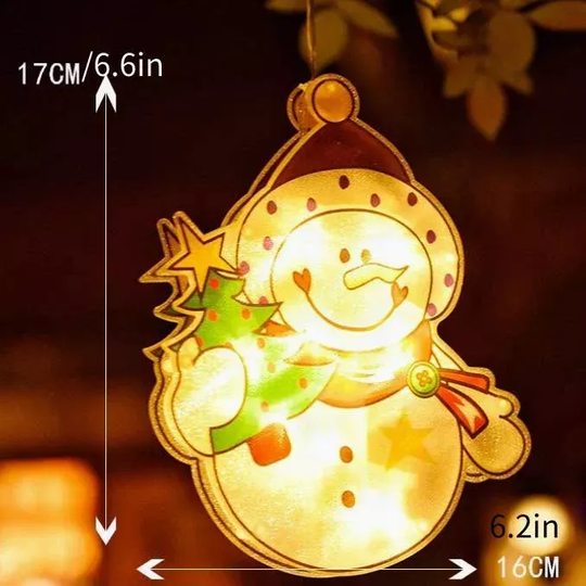 ⛄Przedsprzedaż świąteczna 50% TANIEJ🎄 Świąteczne lampki wiszące na okna💡Świąteczne lampki wiszące na okna