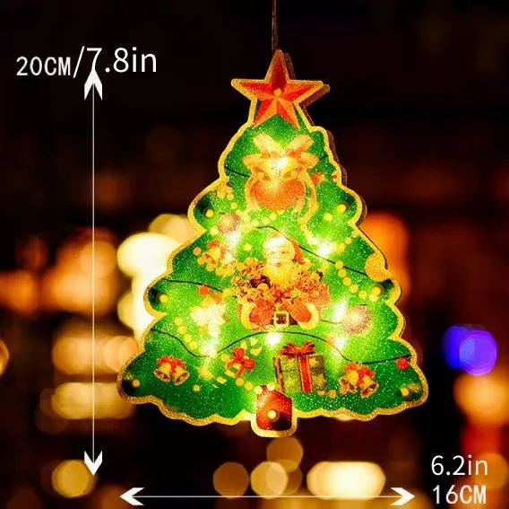 ⛄Przedsprzedaż świąteczna 50% TANIEJ🎄 Świąteczne lampki wiszące na okna💡Świąteczne lampki wiszące na okna