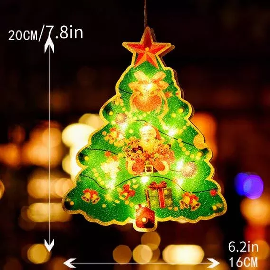 ⛄Przedsprzedaż świąteczna 50% TANIEJ🎄 Świąteczne lampki wiszące na okna💡Świąteczne lampki wiszące na okna