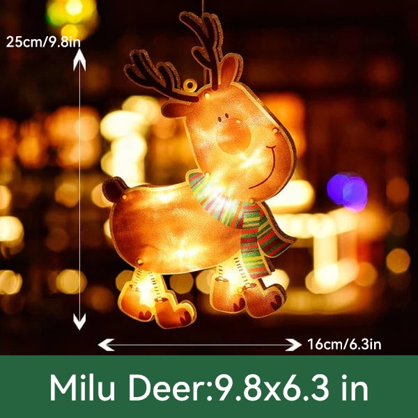 ⛄Przedsprzedaż świąteczna 50% TANIEJ🎄 Świąteczne lampki wiszące na okna💡Świąteczne lampki wiszące na okna