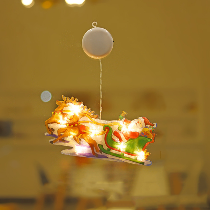 ⛄Przedsprzedaż świąteczna 50% TANIEJ🎄 Świąteczne lampki wiszące na okna💡Świąteczne lampki wiszące na okna