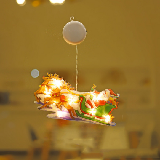 ⛄Przedsprzedaż świąteczna 50% TANIEJ🎄 Świąteczne lampki wiszące na okna💡Świąteczne lampki wiszące na okna
