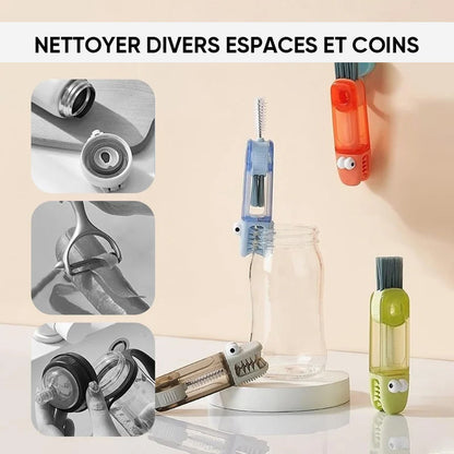 ⏳Tidsbegränsat erbjudande! Missa inte! 👍En mångsidig 4-i-1-rengöringsborste för flaskhål