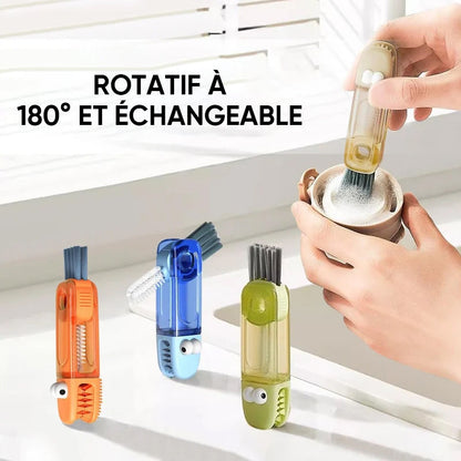 ⏳Tidsbegränsat erbjudande! Missa inte! 👍En mångsidig 4-i-1-rengöringsborste för flaskhål