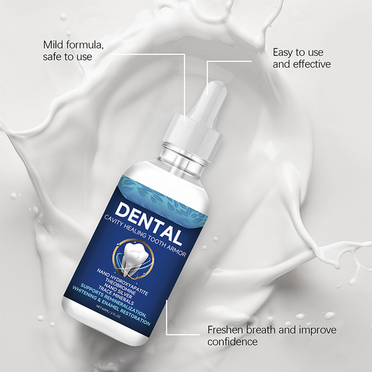 🔥🛡️Last Day Special - 60% OFF🦷Fluoride-Free Hydroxyapatite Tooth Armor Drops & Enamel Repair, Whitening & Fresh Breath